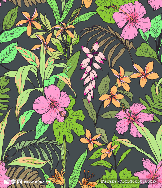热带花