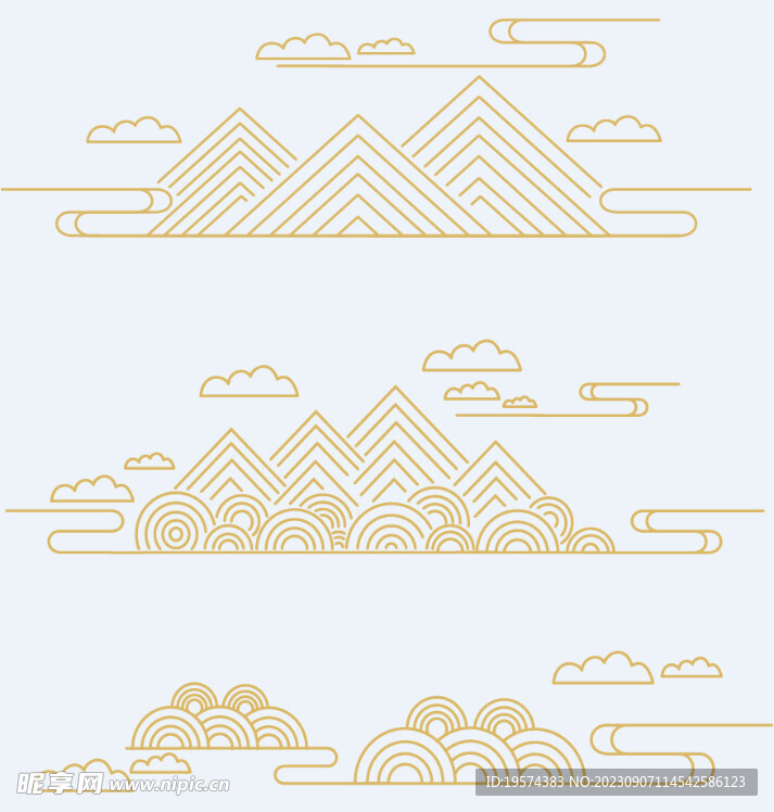  中式山水 