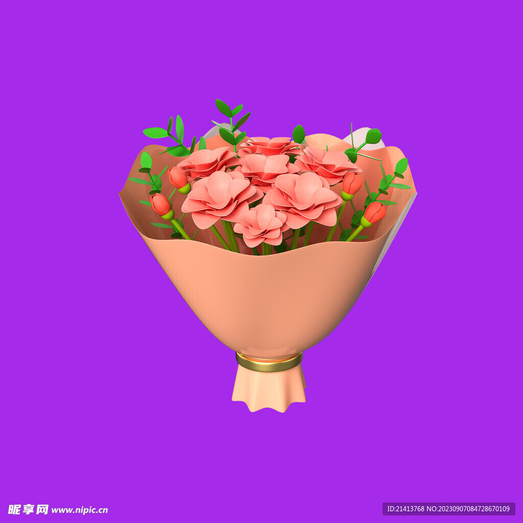 3D气球花