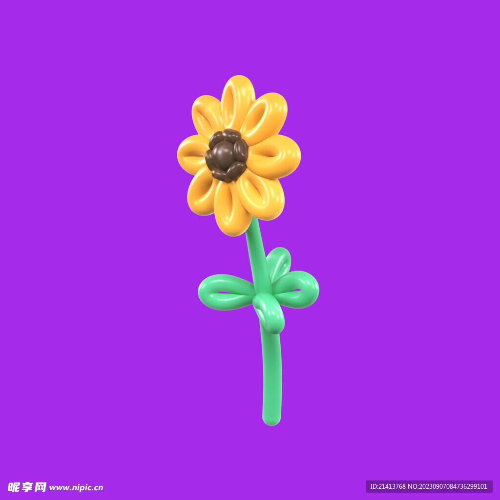 3D气球花