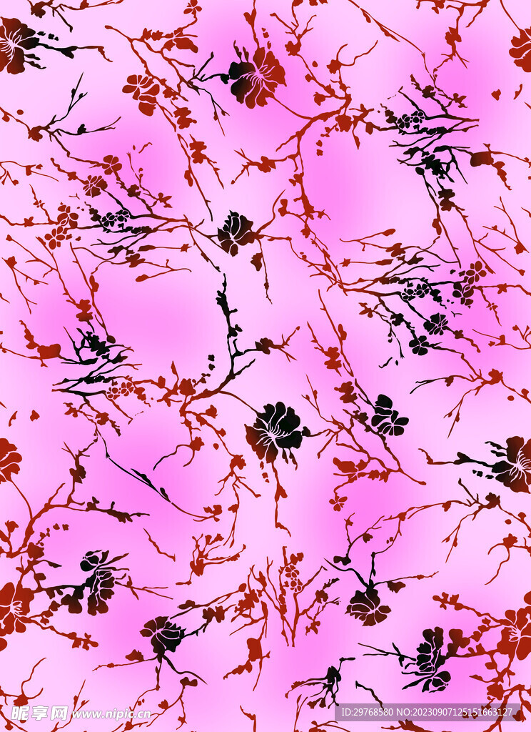 扎染花