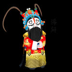 京剧净角武净人物唱京戏