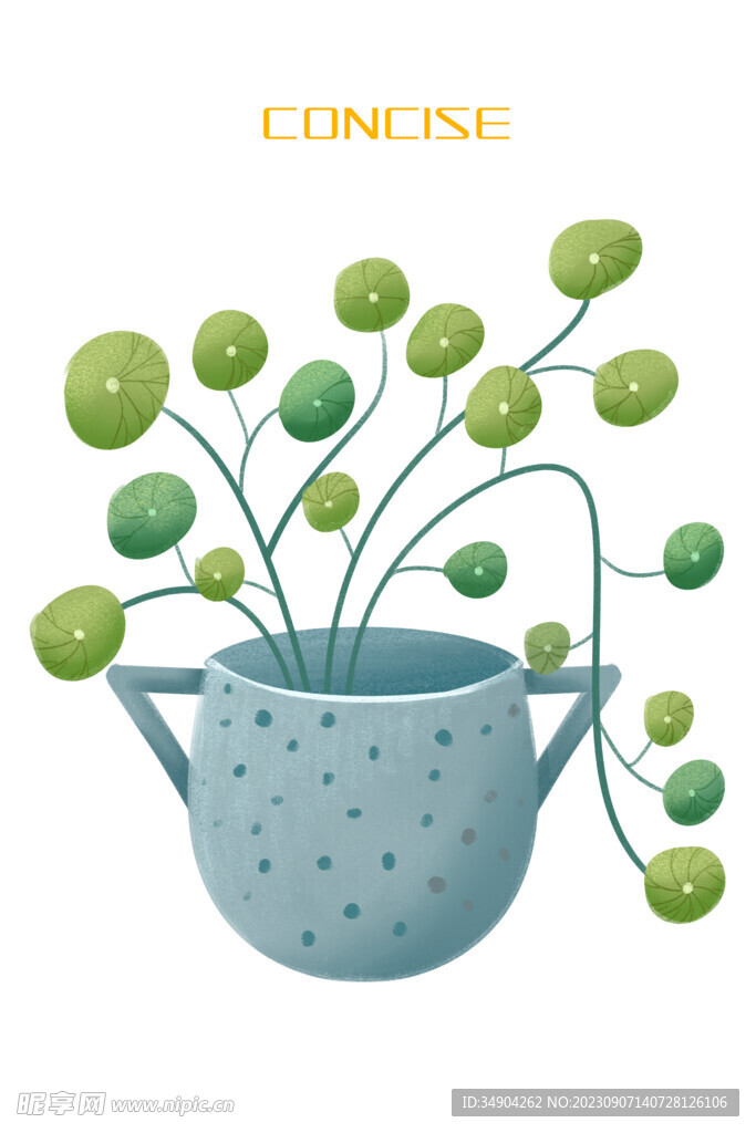 绿植装饰画