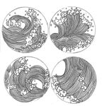 浪花底纹