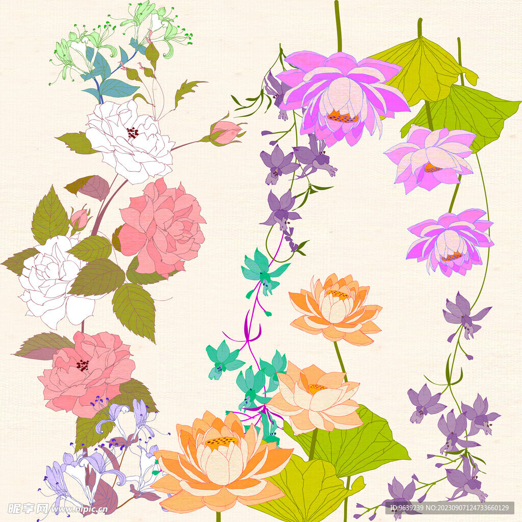 定位花