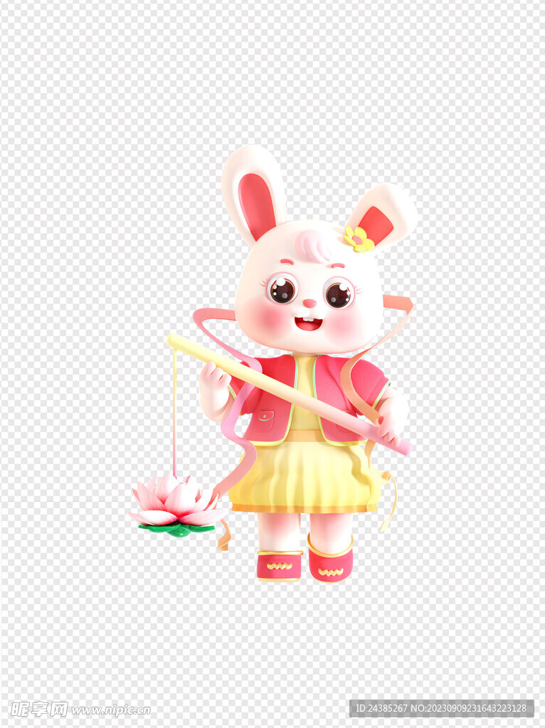 3D兔子