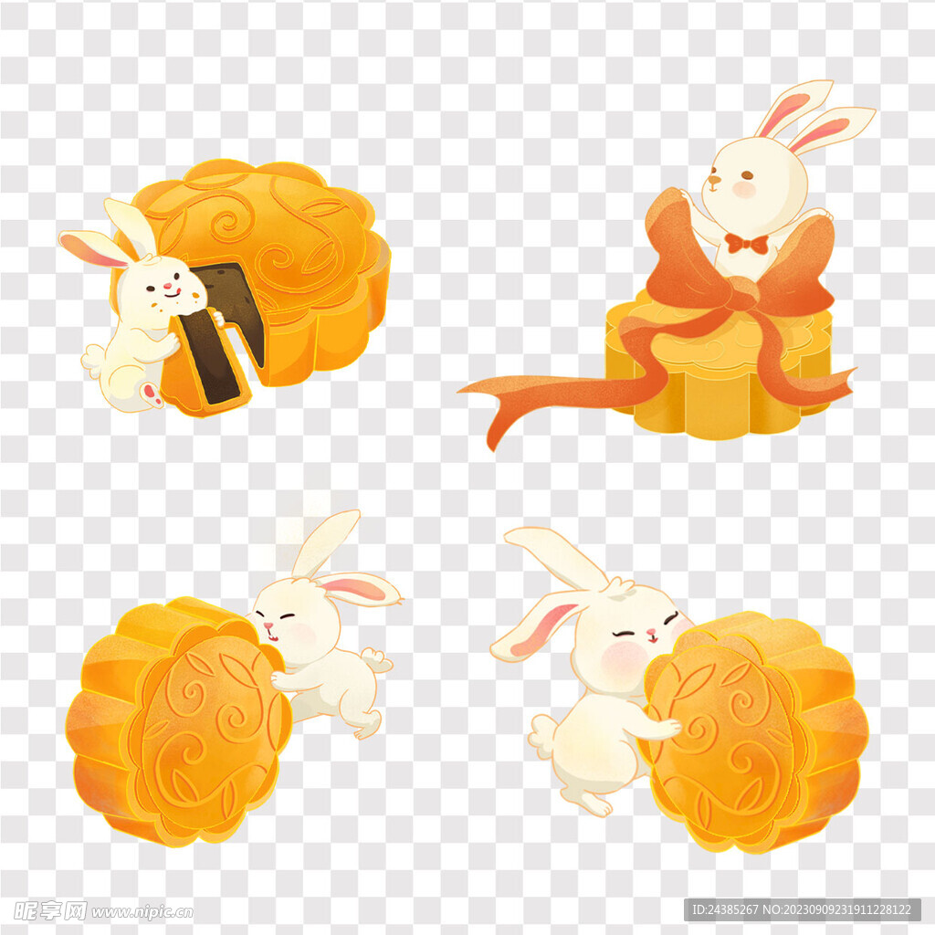 手绘兔子
