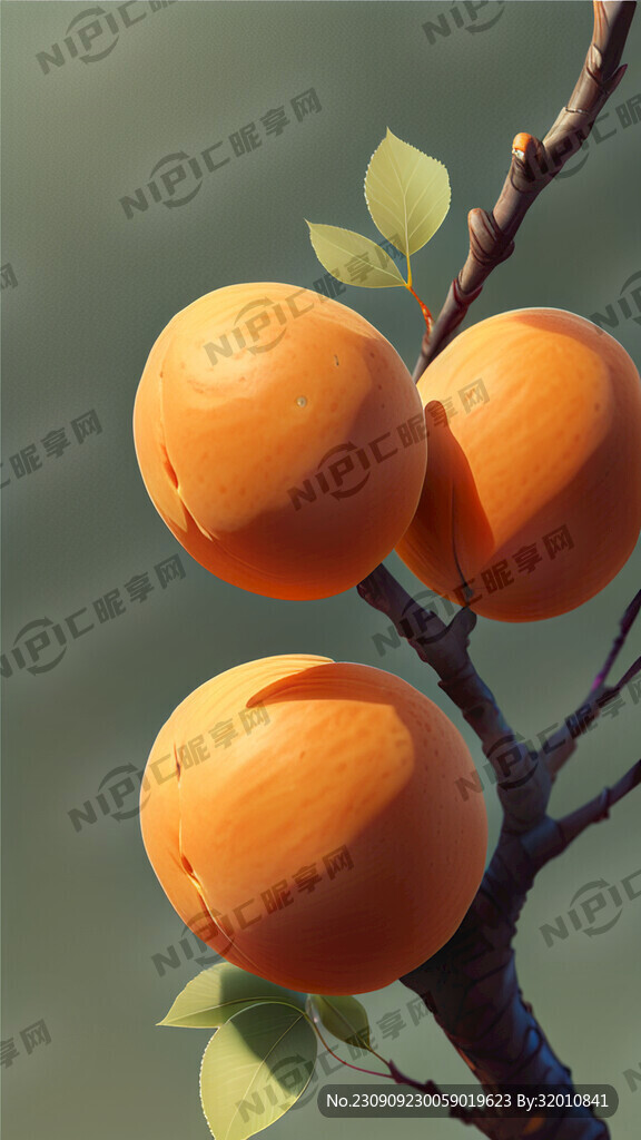 AI创作图杏树nipic.com-昵图网