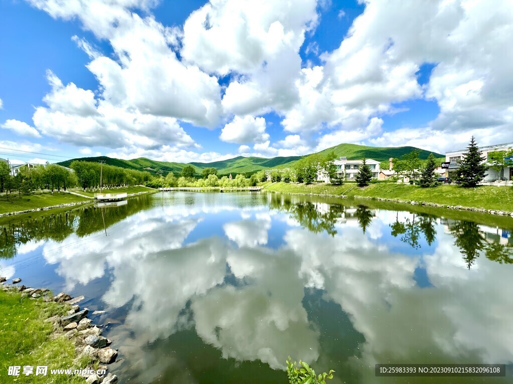 湖光山色