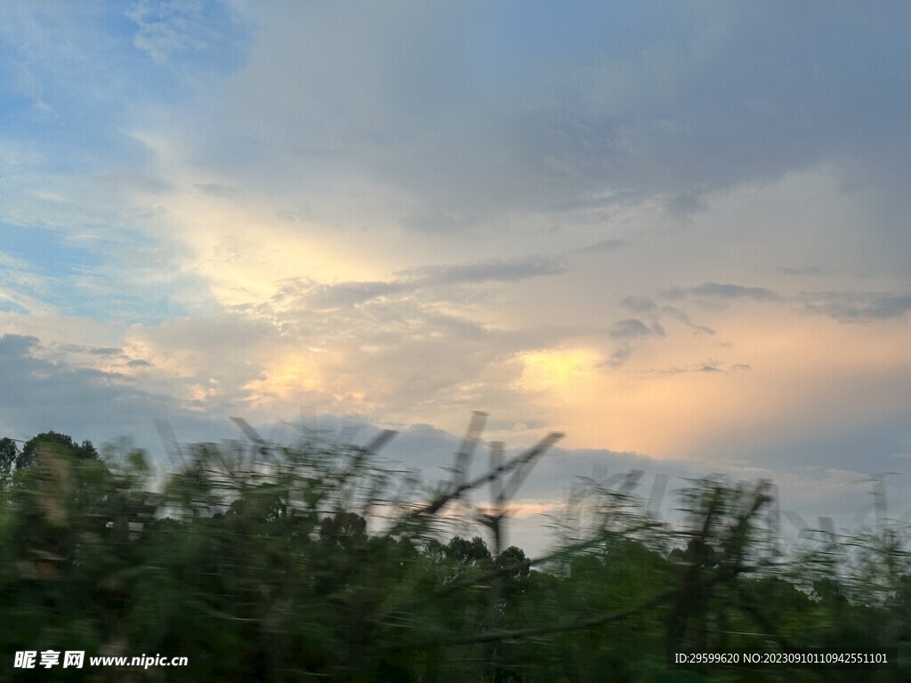 晚霞