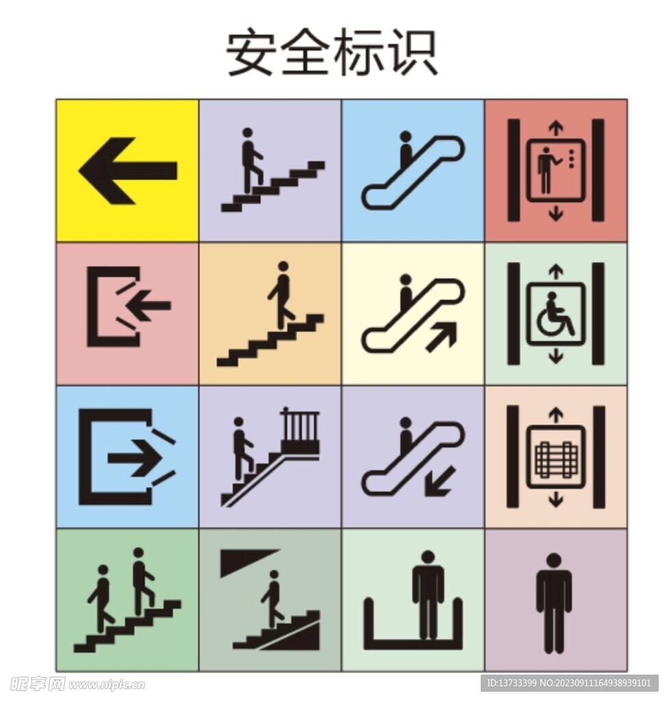 图标 安全 标识牌