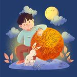 中秋节插画