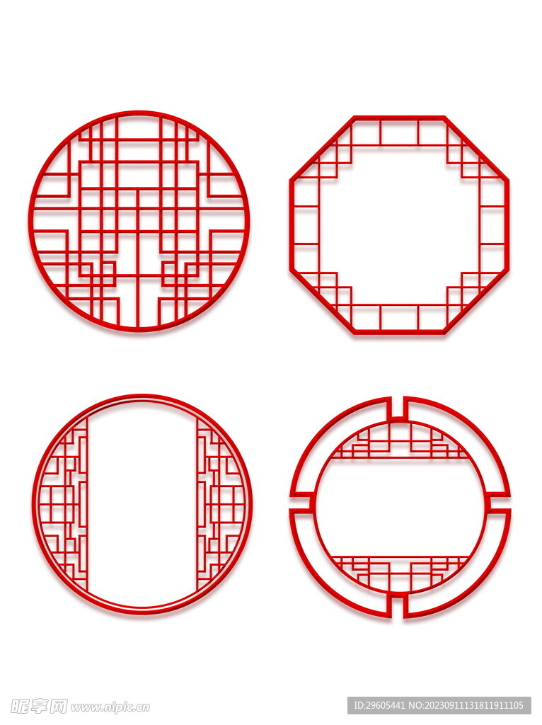 古风边框画框字框新中式