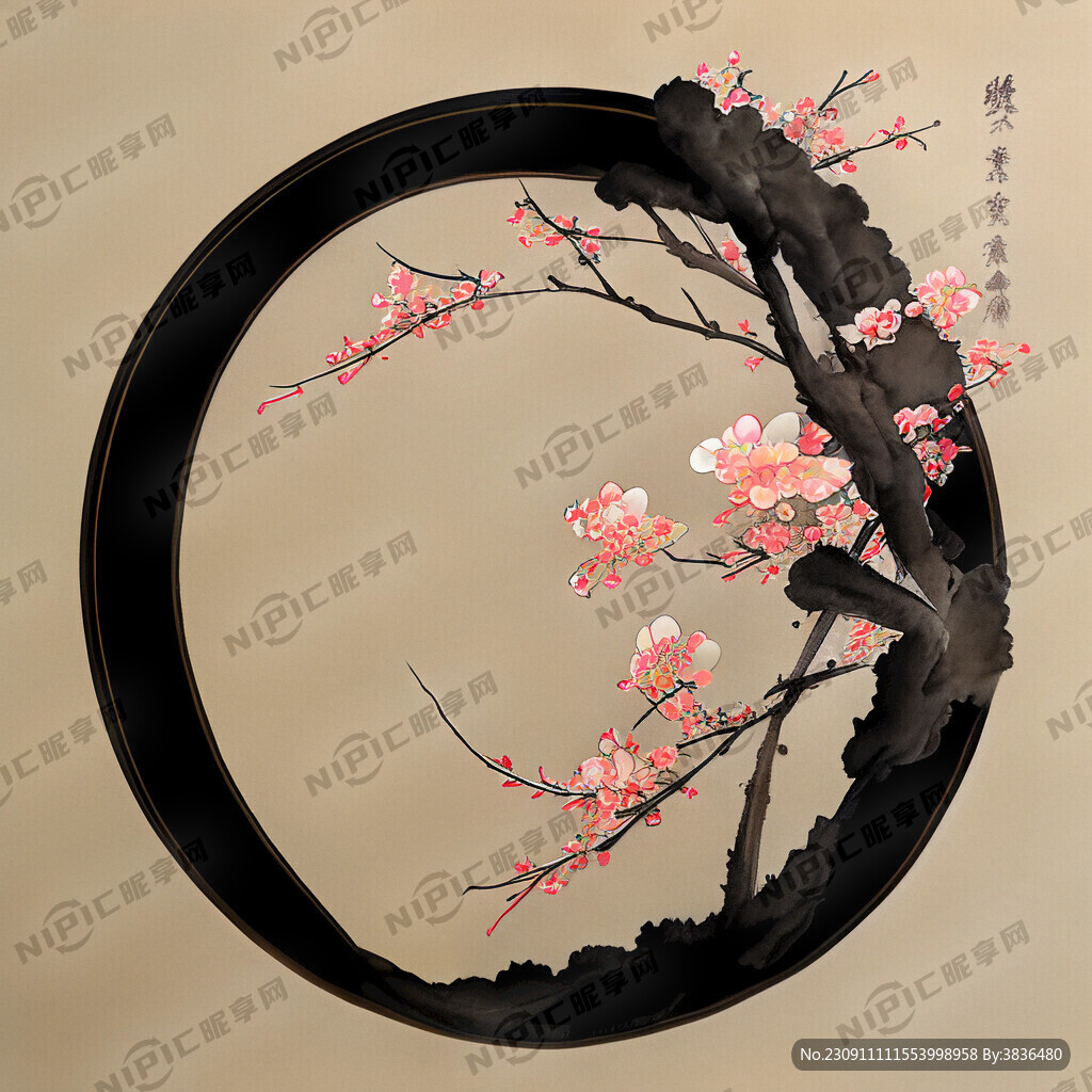 电池包装 古风 名称春晖海棠