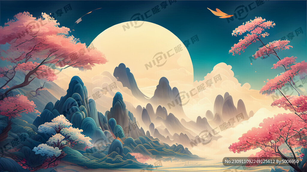游戏梦幻唯美新中式风景 超高清