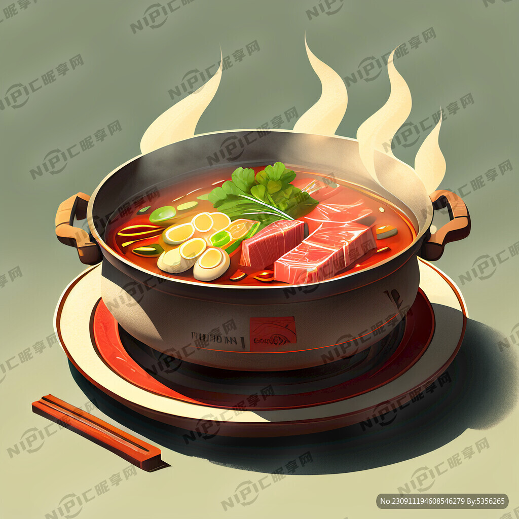 内蒙涮肉火锅海报