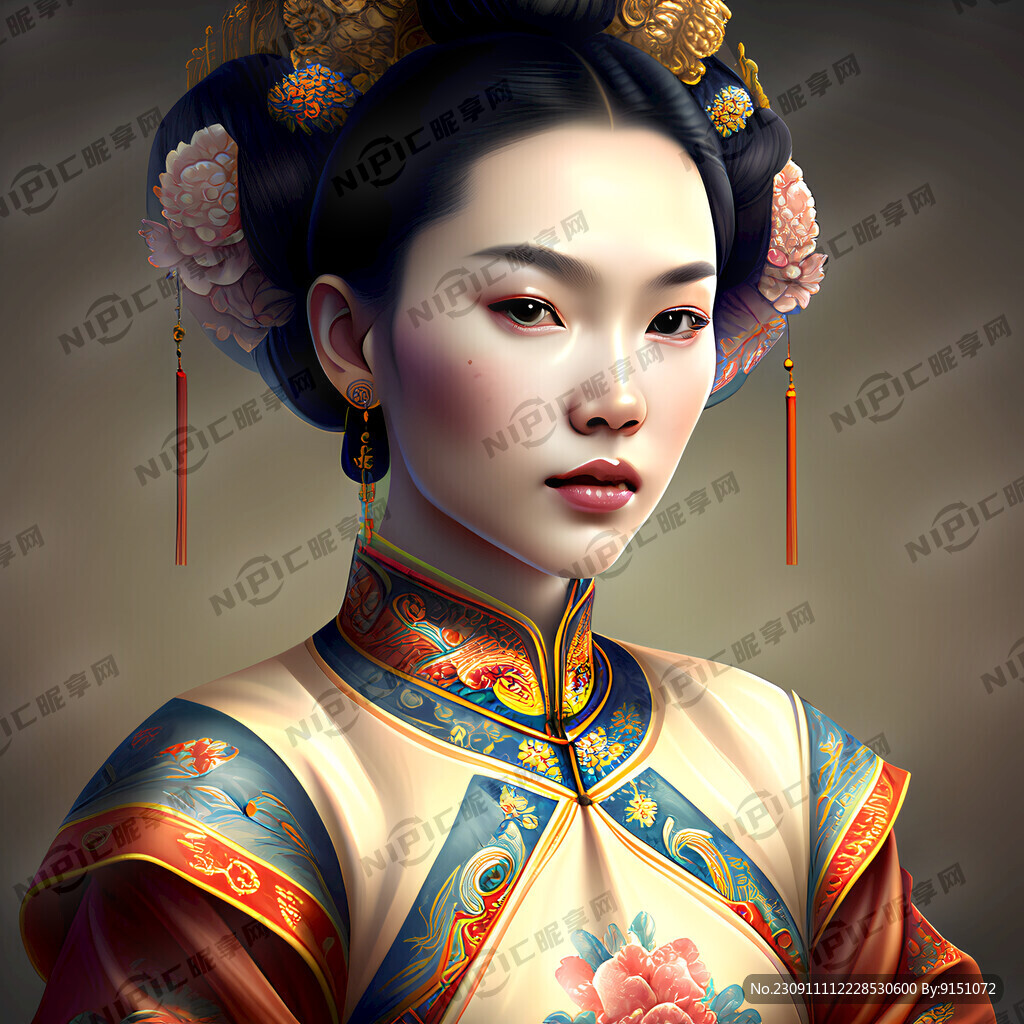 无限放大超清美女