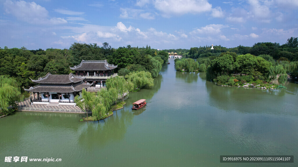 夏日泛舟瘦西湖