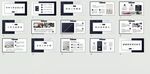 商务风年中工作总结汇报PPT
