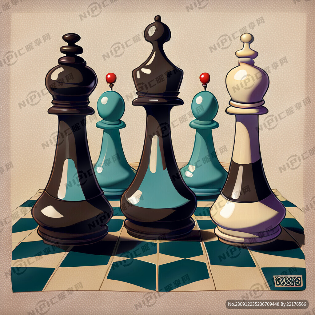卡通三子棋画布