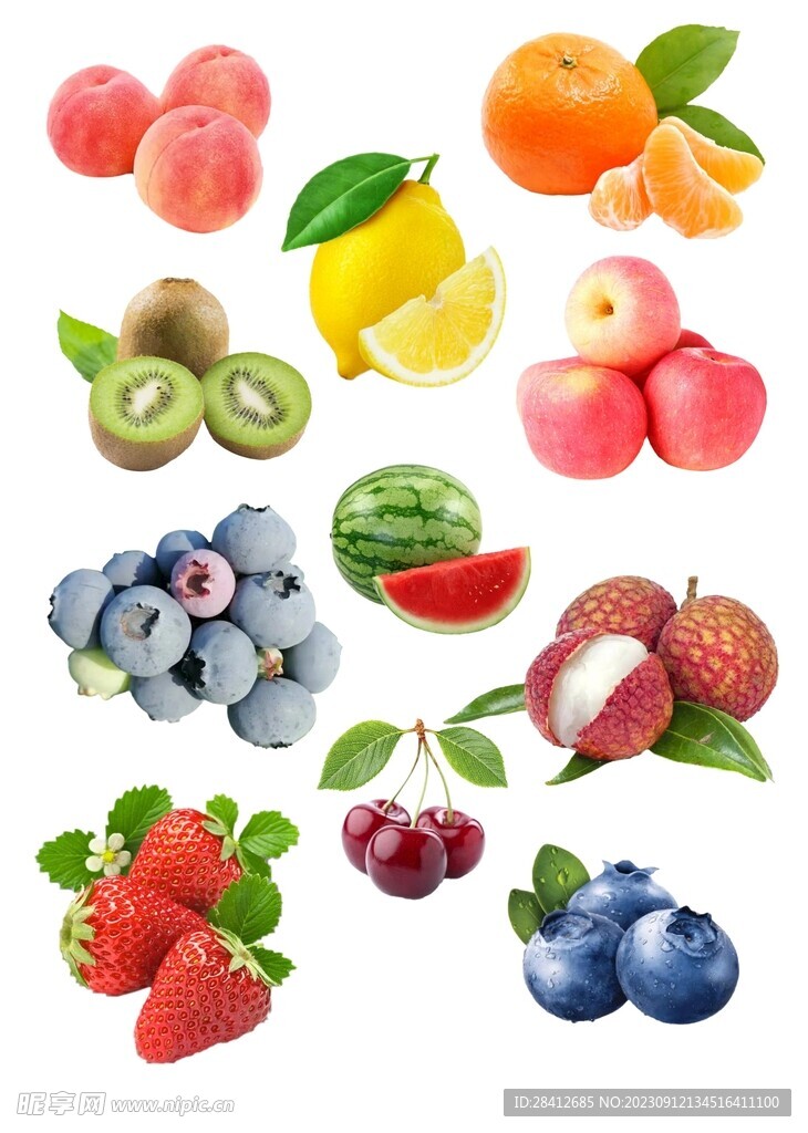 各种水果