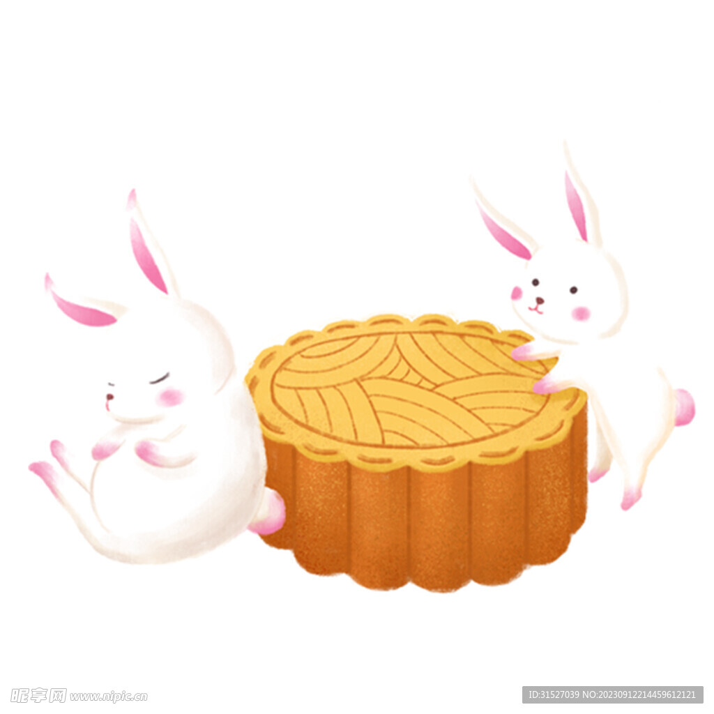 中秋月饼插画