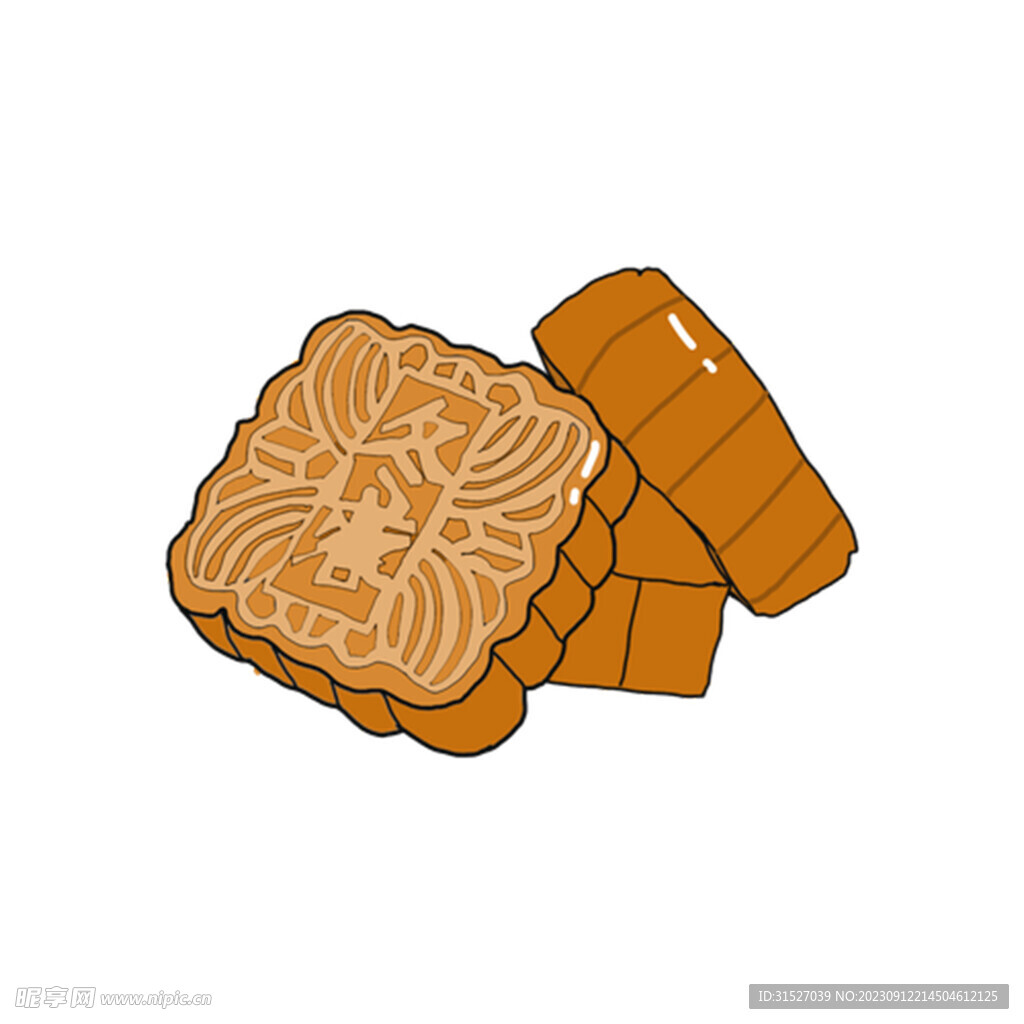 月饼插画