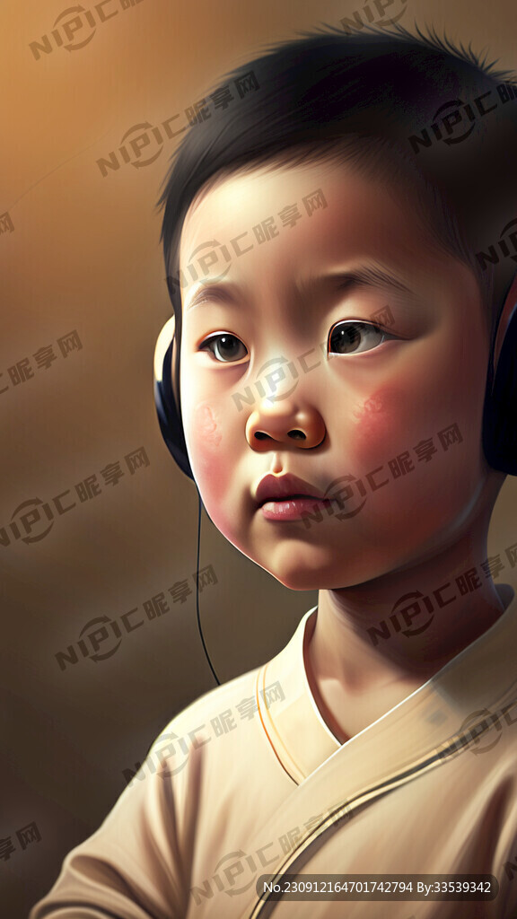 AI创作图听话的孩子nipic.com-昵图网