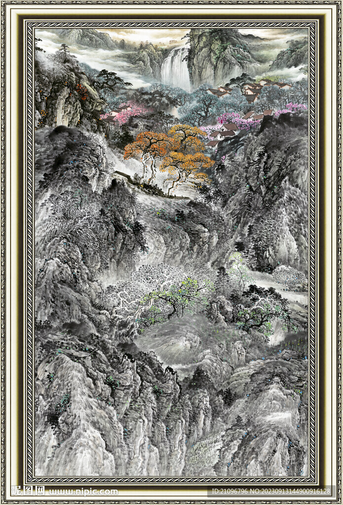 中国画山水