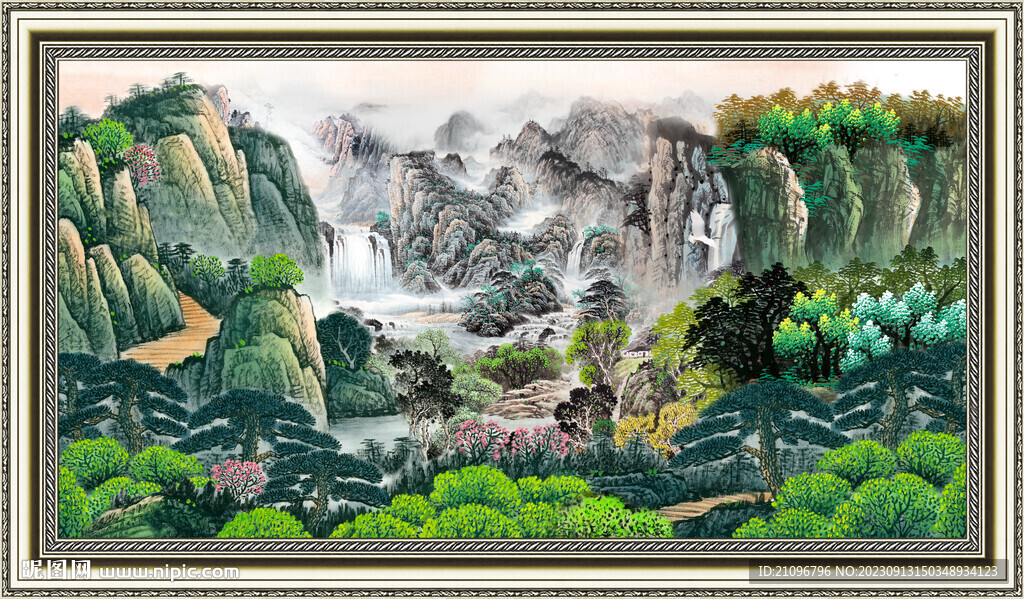 中国画山水
