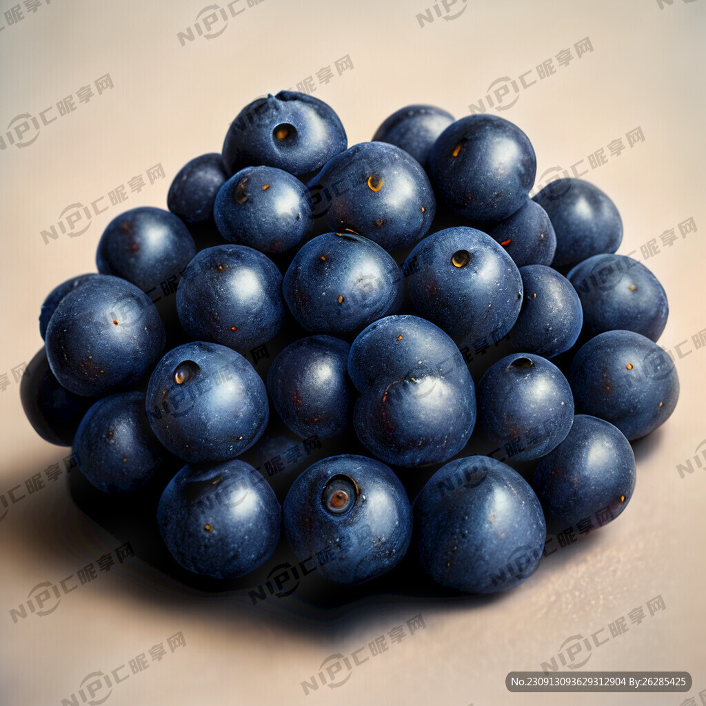 一堆蓝莓超现超清刻画写实写真