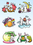  中秋节兔子 