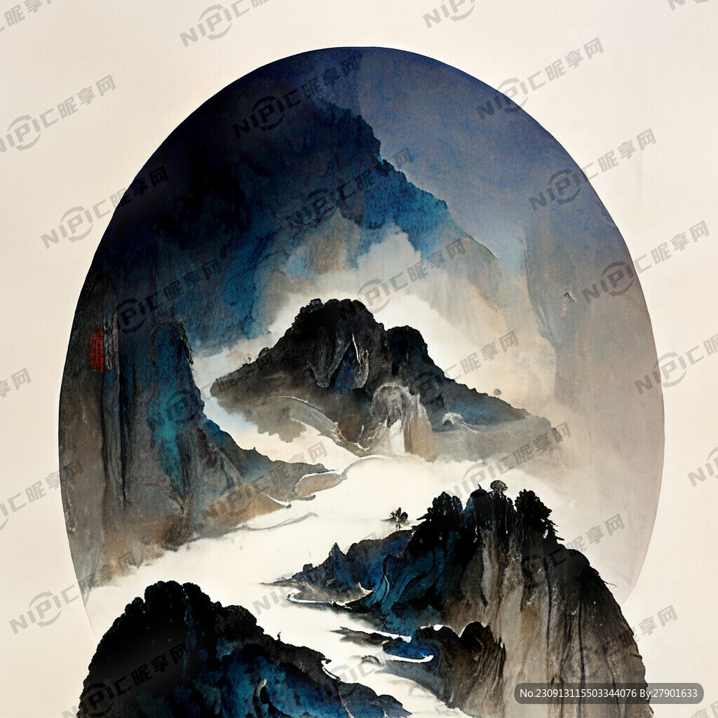 流水的半圆
