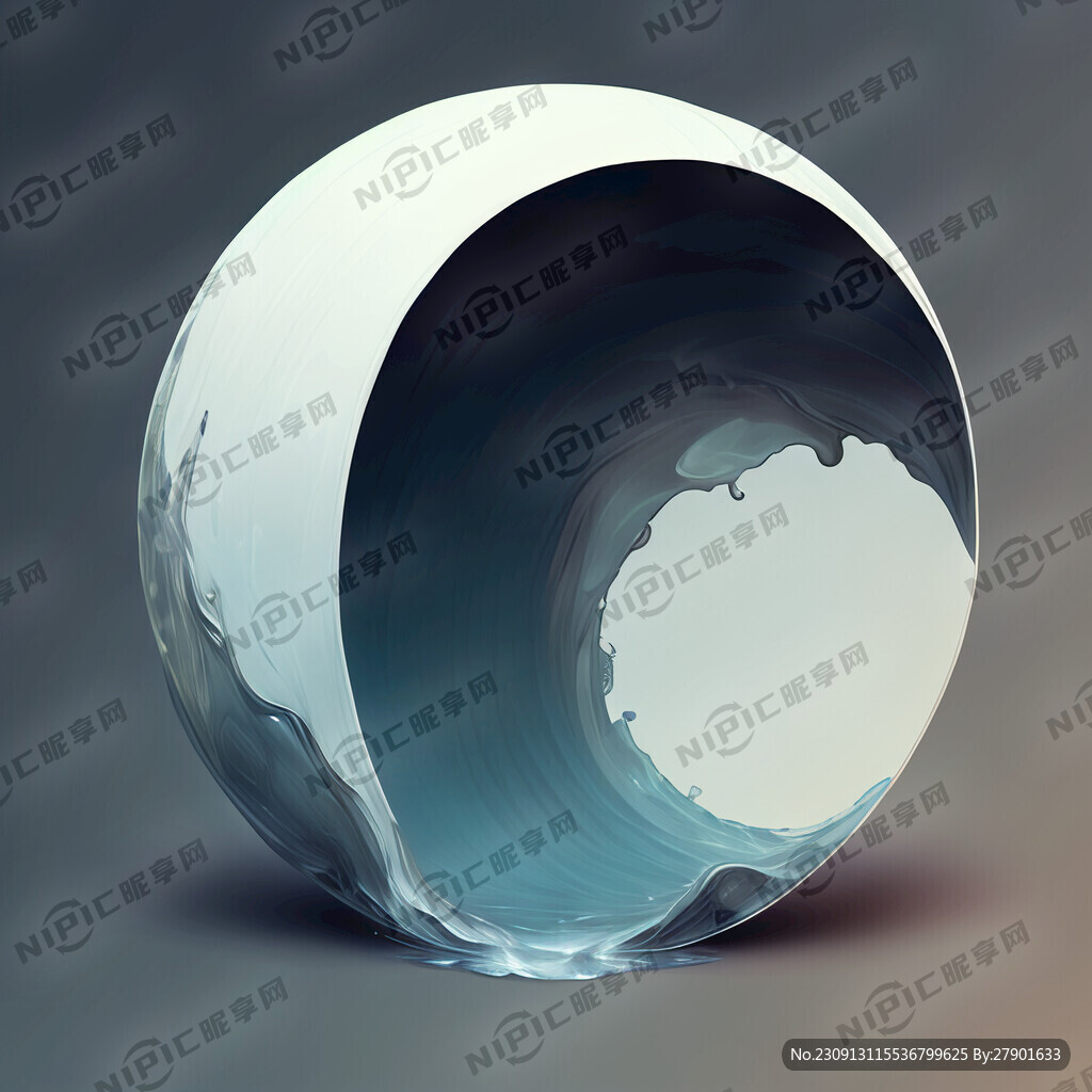 流水的半圆