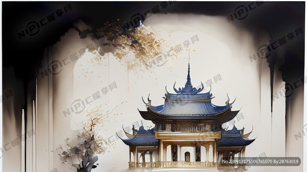 富丽堂皇的宫殿 雕栏玉砌应犹在