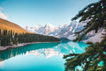 雪山湖