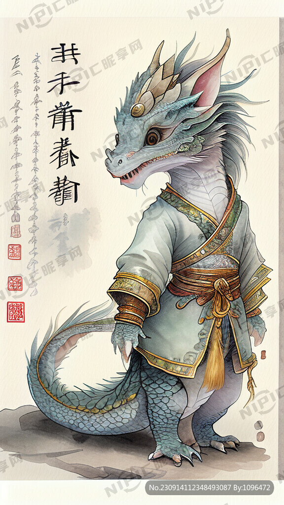 动物小龙 具有活力的 最佳画质