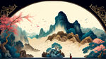 长安盛世，民乐乐团，新中式风景，超高清，细节刻画，沐浴在花瓣里满天花瓣，飘渺电影般环境，明亮清晰