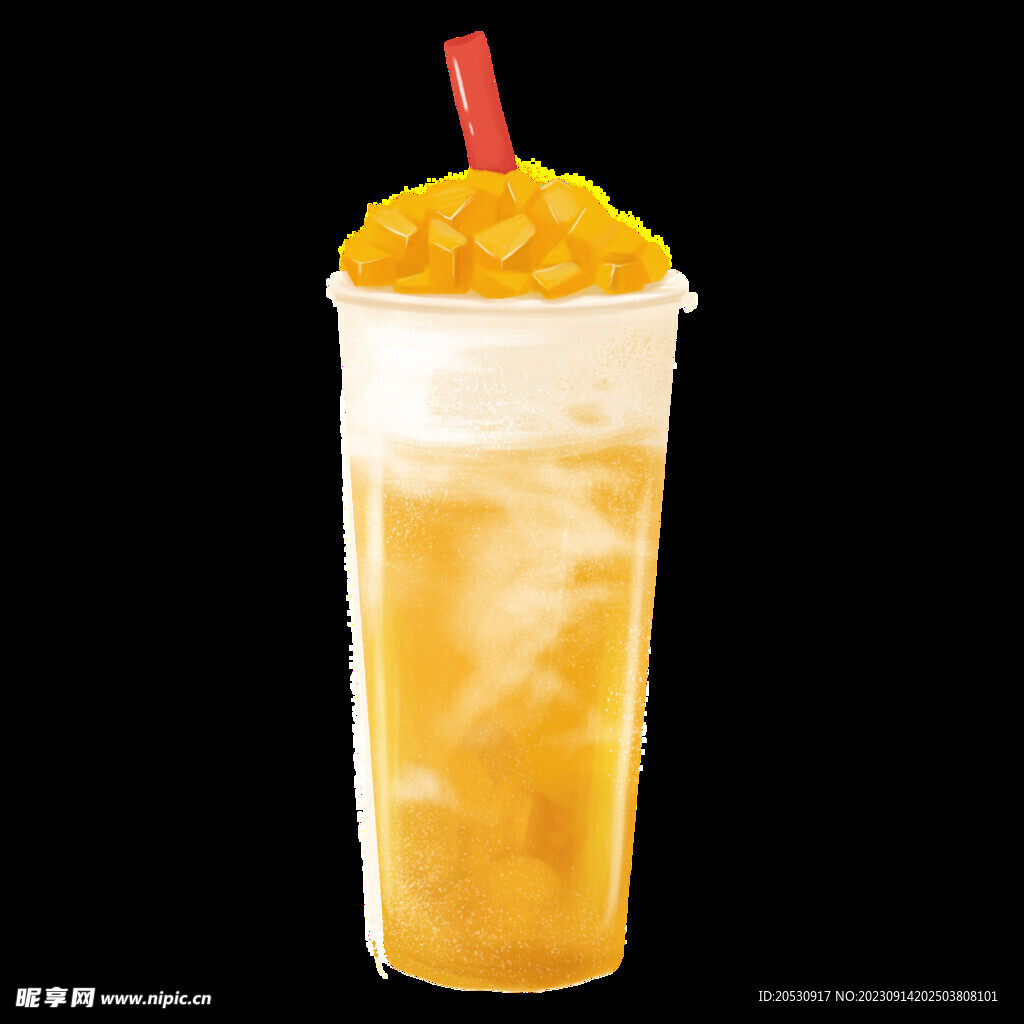 奶茶元素
