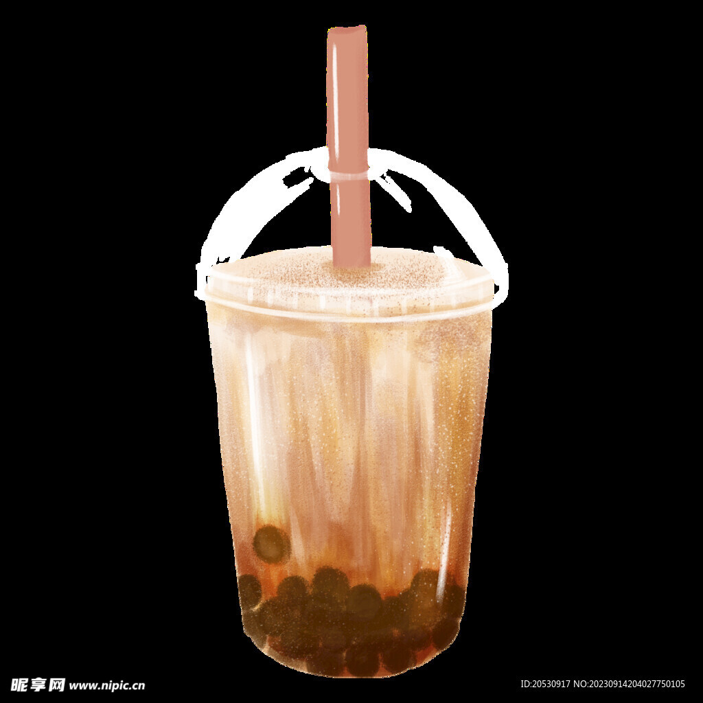 奶茶元素