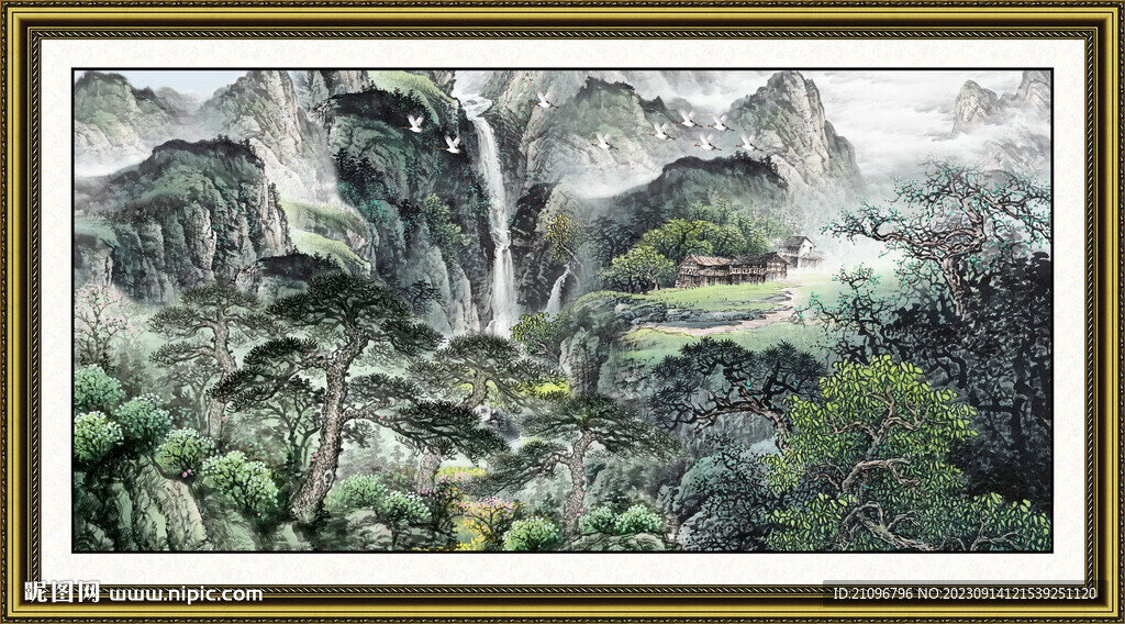 山水画 