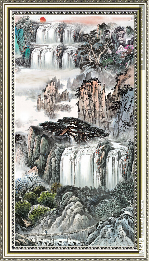 高山瀑布 