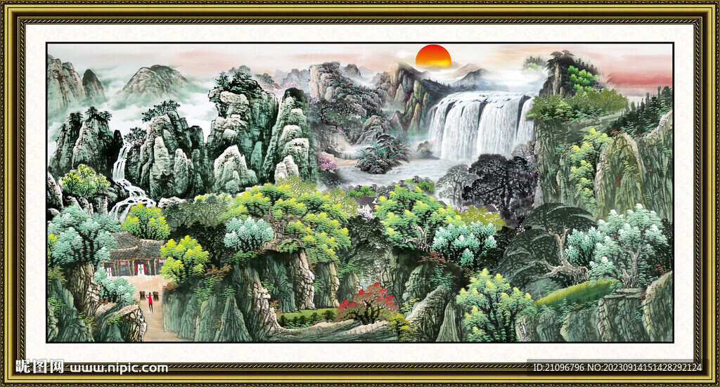 山水画 