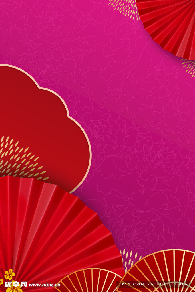 传统花纹底纹
