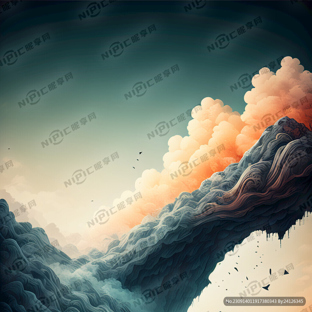股票的背景 超现实