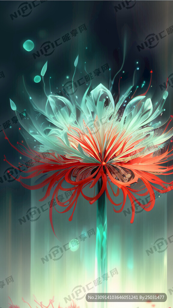 彼岸花 晶莹剔透 梦幻 二次元