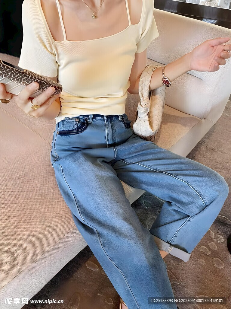 休闲的女孩