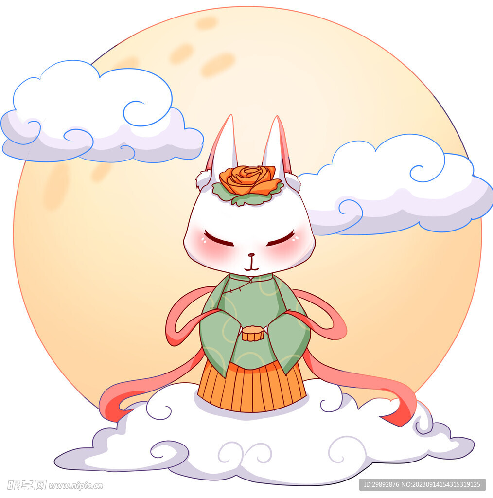 中秋玉兔月饼