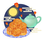 中秋玉兔月饼