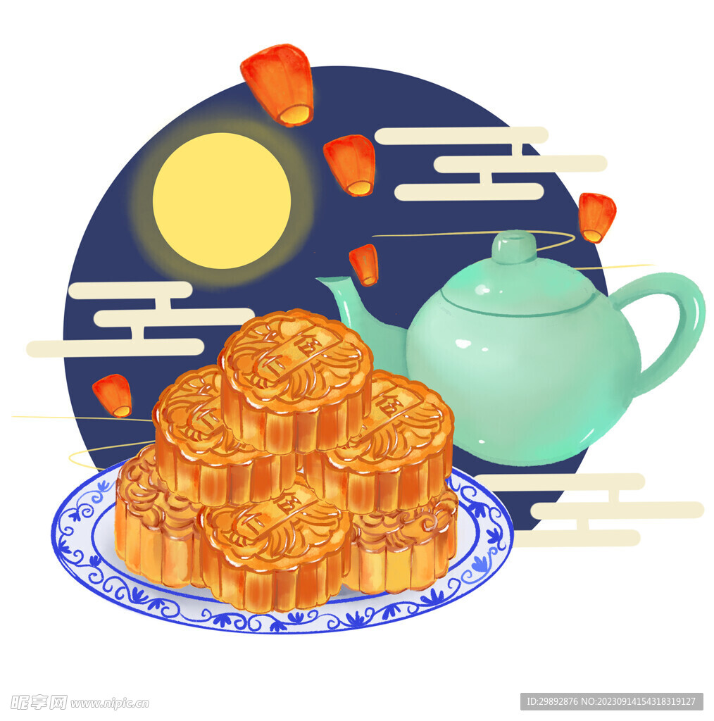 中秋玉兔月饼